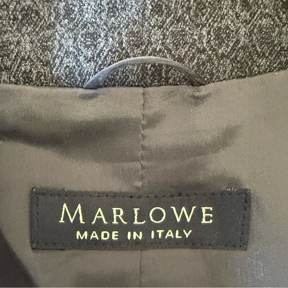 MARLOWE Wool Blend Preppy Formal Professional Italian Office Blazer 46(US Sz 10) - Picture 9 of 11